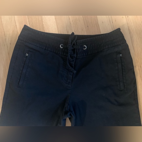 VGUC LIZ CLAIBORNE LIZWEAR BLACK COTTON STRETCH BERMUDA SHORTS SIZE 8 - Picture 6 of 13